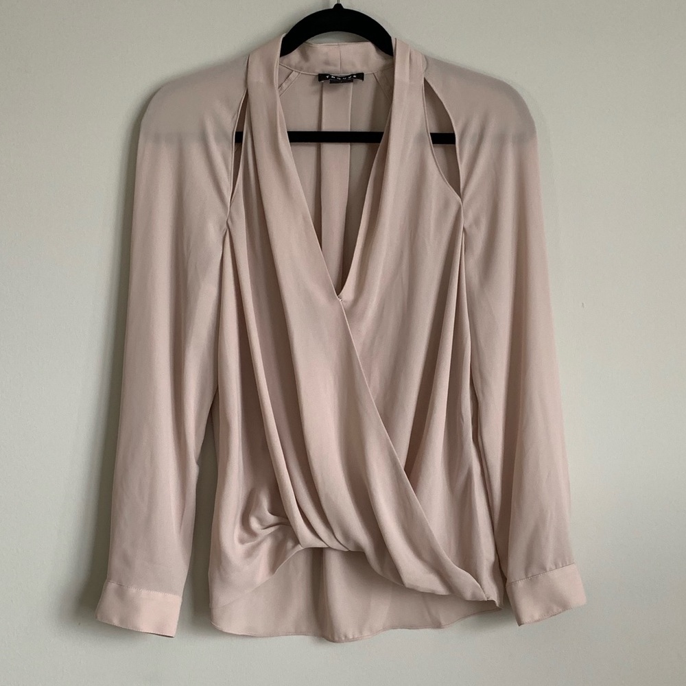 Trouve nude blouse